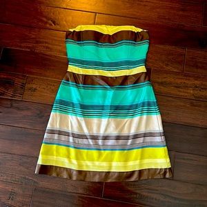 Silk Strapless Dress